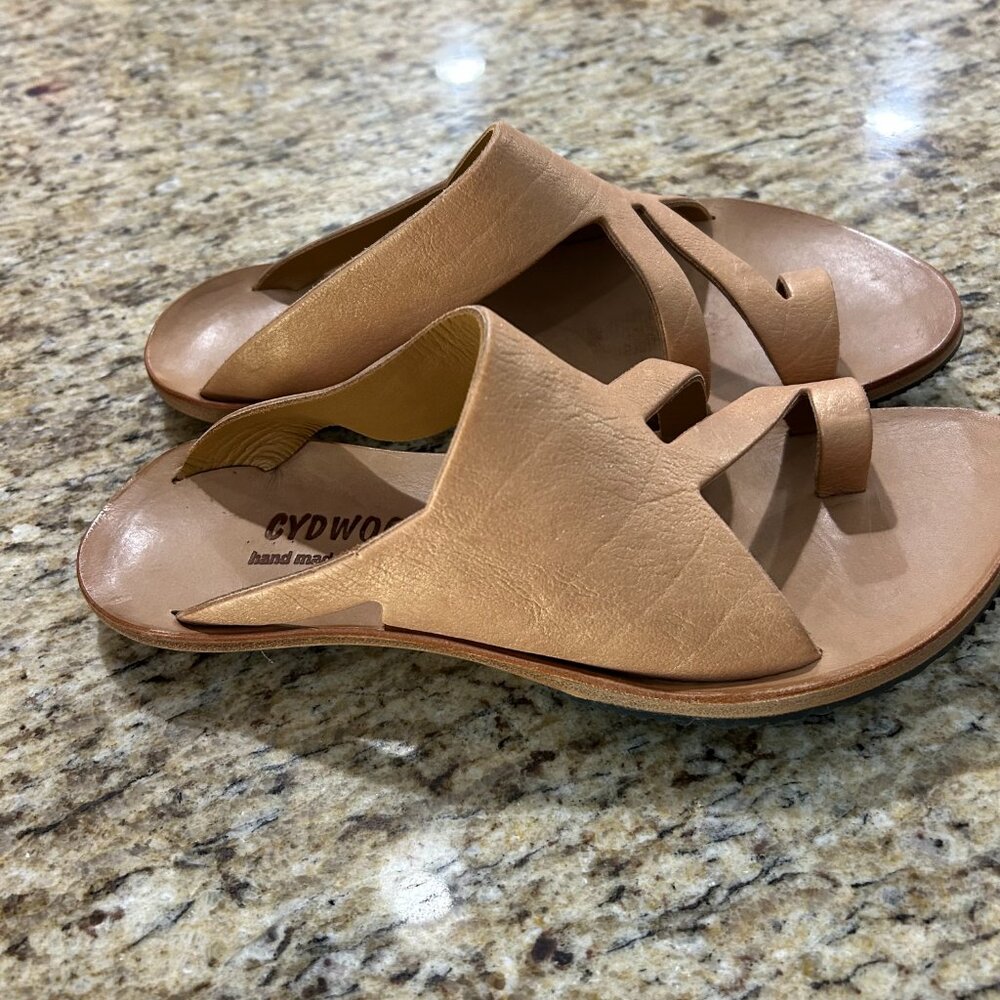 CYDWOQ Feline Womens Sandal, gold, 37.5 - Picture 4 of 8